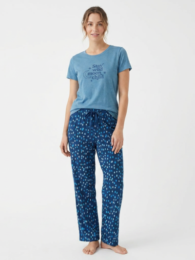 Belleza Crew Neck C/Jersey Pajama Set  0100-Multi