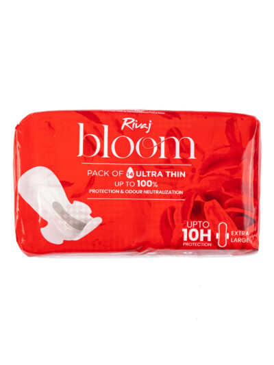 Rivaj Ultra Thin Bloom Sanitary Pads (Extra Large) 14 PCS