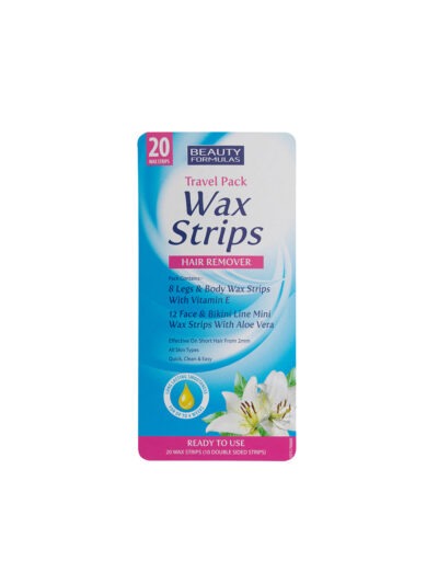 Beauty Formulas 20S Travel Pack Hair Remover Wax Strips