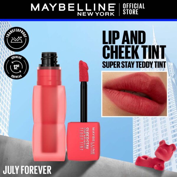Maybelline Super Stay Teddy Tint - 35 July For Ever Lipstick