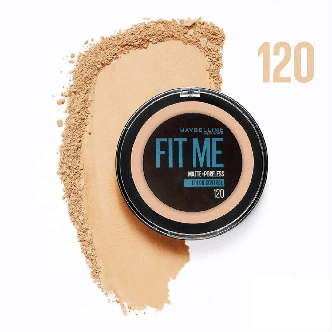 Maybelline Fit Me Matte Poreless Face Powder 12g – 120 Classic Ivory