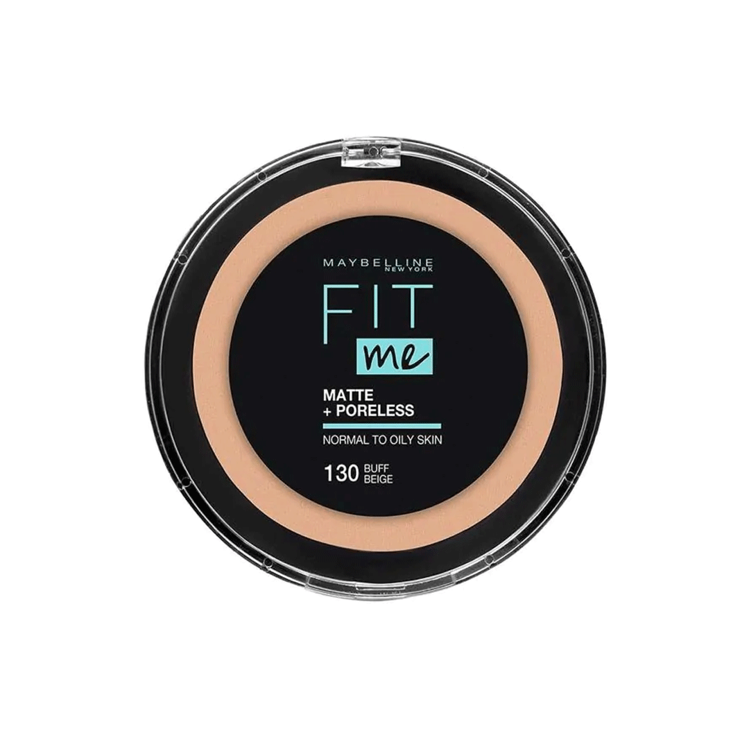 Maybelline Fit Me Matte Poreless Face Powder 12g – 130 Buff Beige