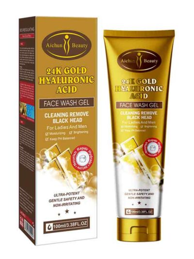 AICHUN BEAUTY 24K GOLD HYLAURONIC ACID FACEWASH GEL 100ML