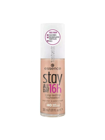 Essence Stay All Day Long Lasting Foundation 30ml – 40 Sand Almond
