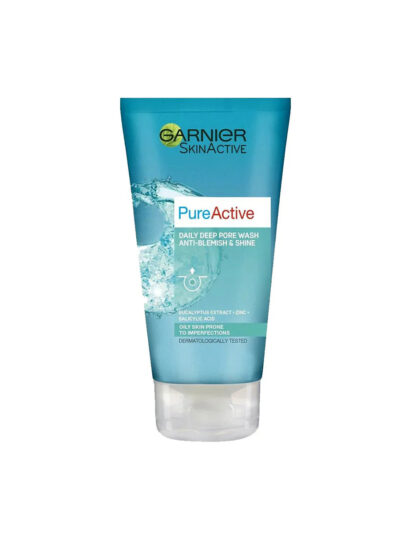 GARNIER PURE ACTIVE BLEMISH&SHINE GEL WASH 200ML