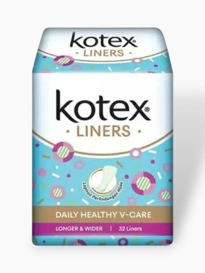 Kotex Fresh Longer & Wider Anti Bacterial Panty Liner 32s