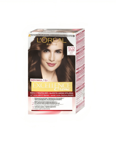 Loreal Excellence Creme – 5.02 Light Brown Rainbow Hair Color