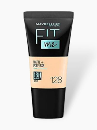 Maybelline Fit Me Matte Poreless Foundation Tube 18ml – 128 Warm Nude