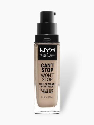 NYX Can’t Stop Won’t Stop Full Coverage Foundation 30ml – Natural