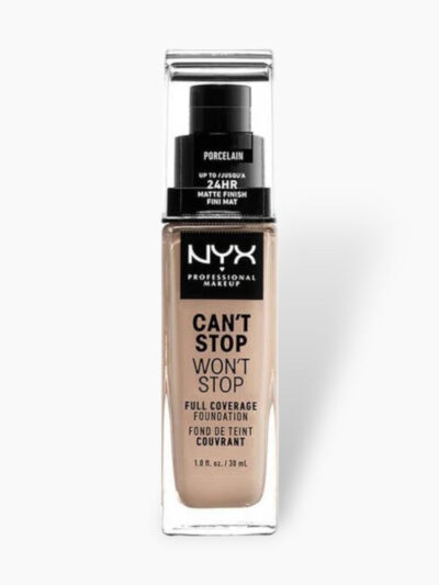 NYX Can’t Stop Won’t Stop Full Coverage Foundation 30ml – Porcelain