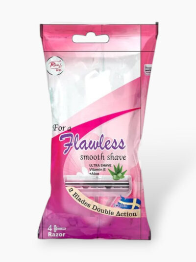 Rivaj Flawless Smooth Shave Razor (Pack of 4)