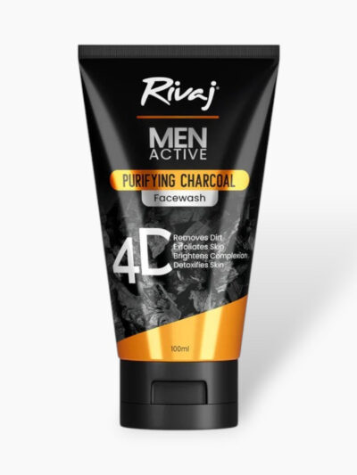 Rivaj Men Active Purifying Charcoal Face Wash (100ml)