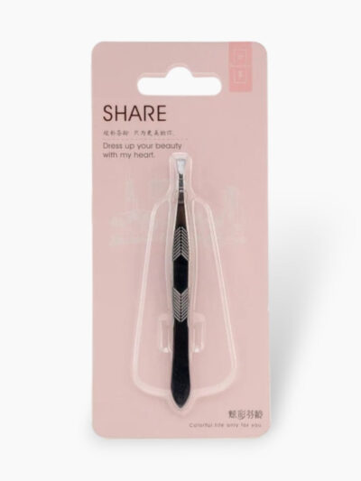Share Tools Diagonal Stainless Steel Eyebrow Clip F3003A