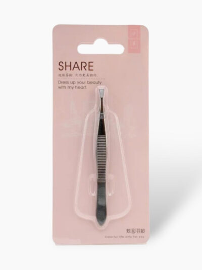 Share Tools Flat Stainless Steel Eyebrow Clip F3002A