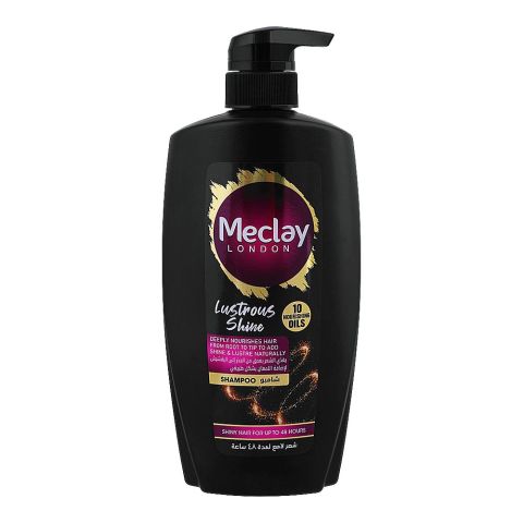 Meclay London 10 Nourishing Oils Lustrous Shine Shampoo, For Shiny Hair, 660ml