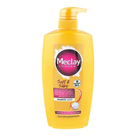Meclay London 10 Nourishing Oils Soft & Silky Shampoo, For Soft & Silky Hair, 660ml