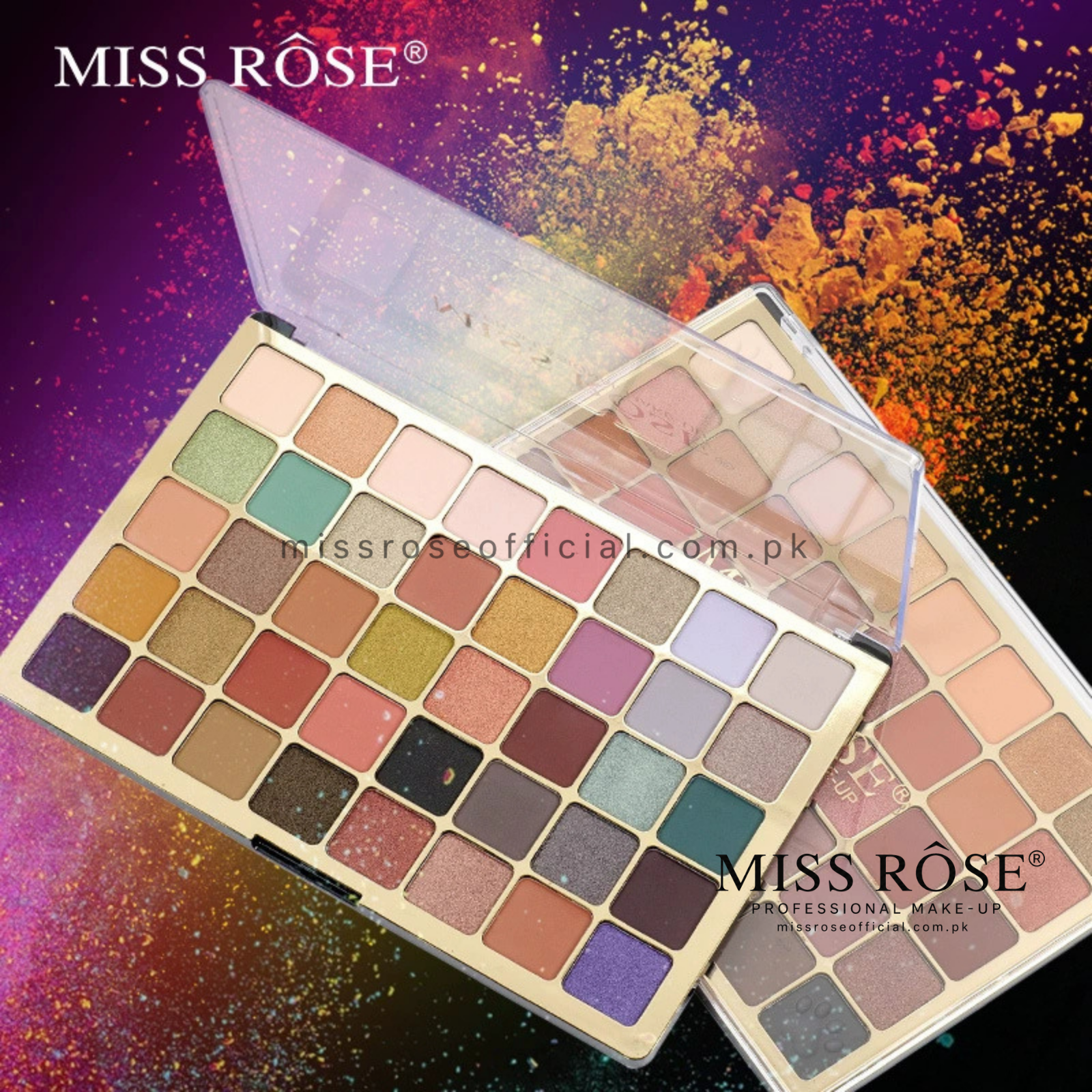 MISS R?SE? 40-Color Matte/Shimmer Palette