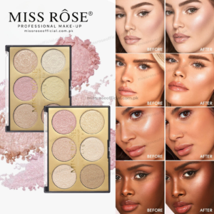 MISS R?SE? 6 Color Glow Highlighter Palette