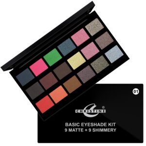 Christine Basic Eyeshade Kit 9 Matte + 9 Shimmery - 02