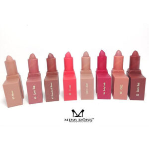 MISS ROSE Set of 8 Long Lasting Lipsticks