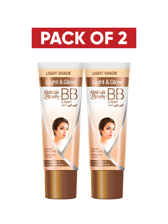 Pack of 2 Light & Glow BB Cream Light Shade