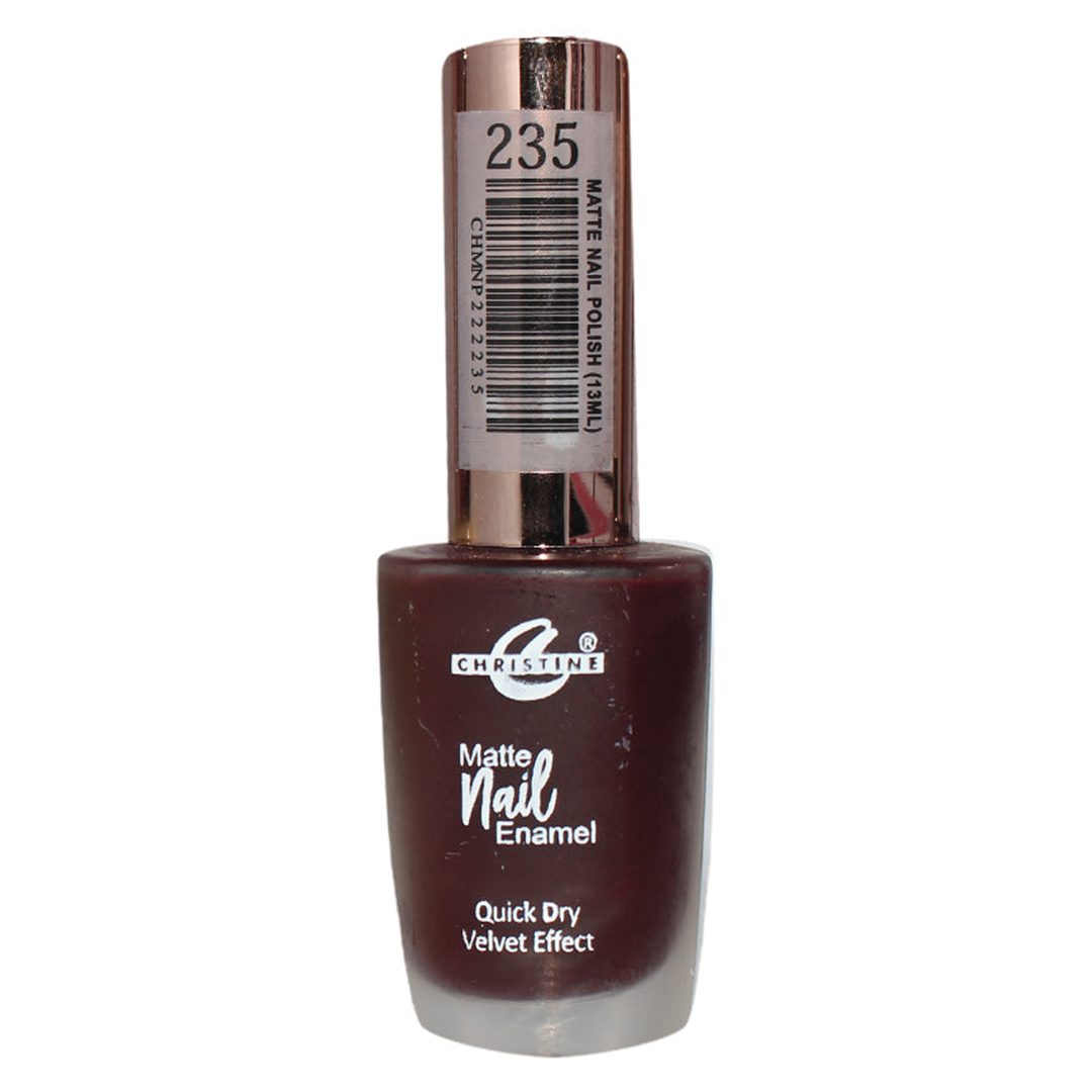Christine Matte Nail Enamel Shade-235