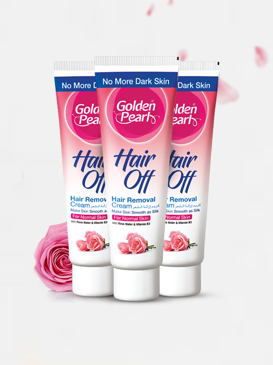 Pack of 3 Hair Off - Hair Removal Cream - Rose Deal
