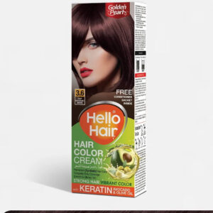 Hello Hair - Hair Color Deep Mahogany Brown 3.6