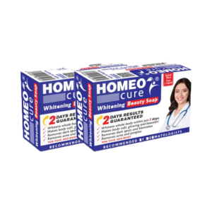 Homeo Cure Whitening Beauty Soap 2 Days Results Guaranteed (Pack of 2)