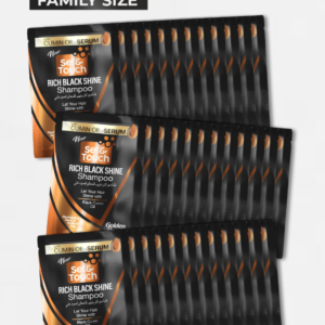 Set & Touch Rich Black Shine Shampoo Sachet 4ml (Pack of 36)