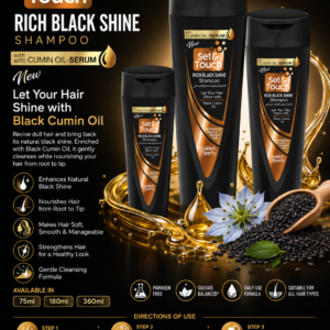 Set and Touch - Rich Black Shine Shampoo